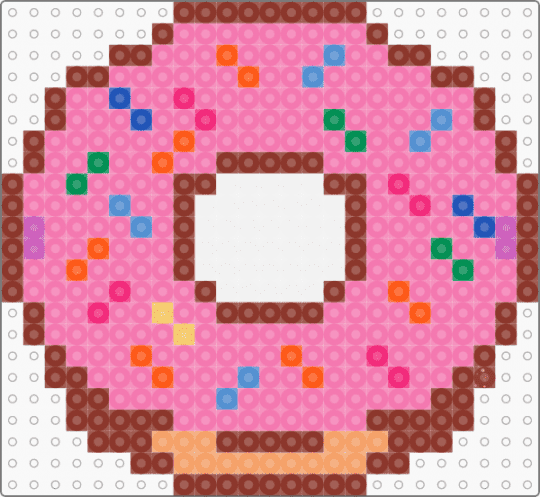 Pink Donut - red,pink,doughnut,donut,pink donut,sprinkle,pink doughnut