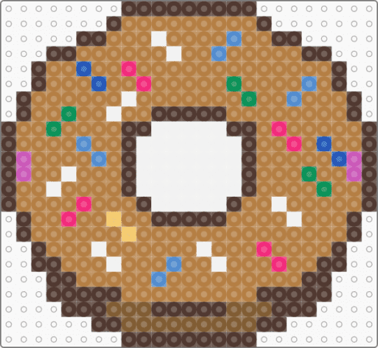 Chocolate Donut - brown,tan,doughnut,donut,chocolate,chocolate sprinkles,chocolate donut,chocolate doughnut