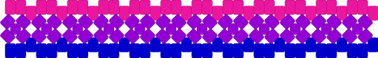 Bisexual x-cuff - pink,purple