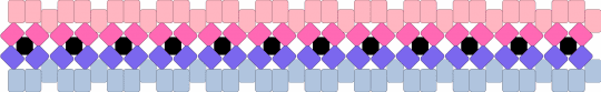 Omnisexual x-cuff - pink