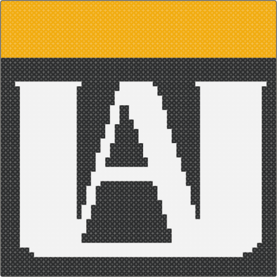 UA mha logo - white,orange