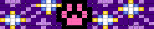 Black Cat Paw Purple Background Ladder Stitch - purple,cat,paw,ladder stitch,sparkles