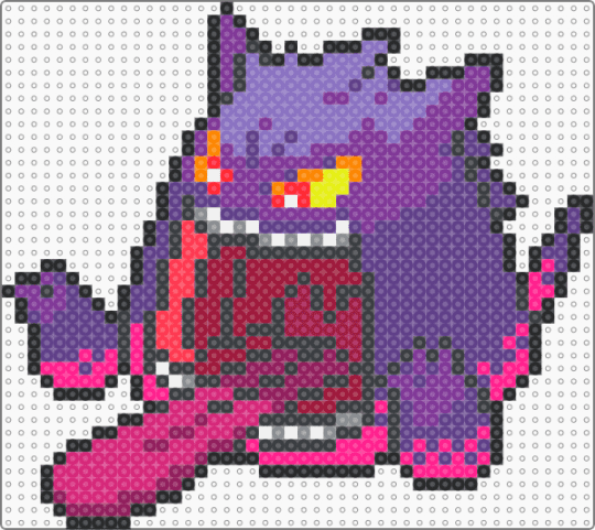Gigantamax Gengar (pokemon #0094) - pink,purple,video games,pokemon,gengar,gigantamax