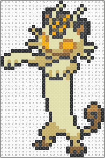 gigantamax Meowth (pokemon #0052) - yellow,beige,video games,pokemon,gigantamax,meowth