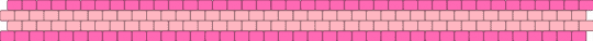 basic choker pattern (40 wide) - pink