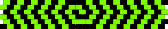 Spiral - green,black
