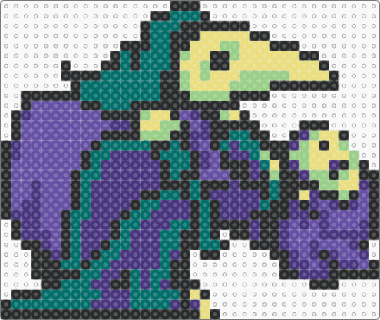 Shovel Knight- Plague and Mona 2 - teal,purple,shovel knight,plague knight,mona