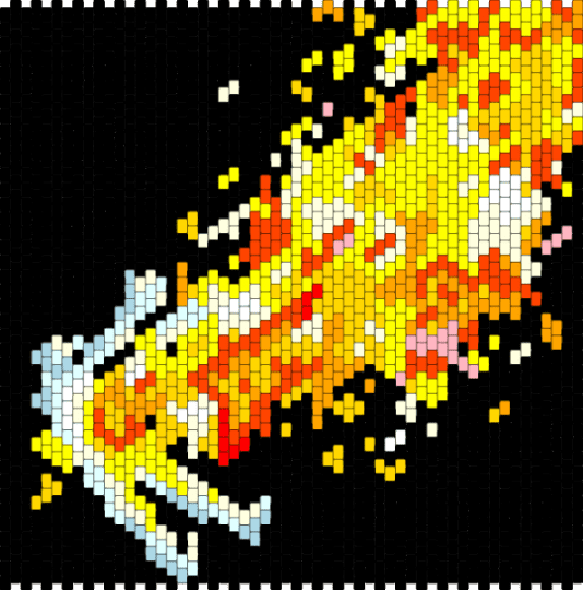 Burnout days - black, red, yellow