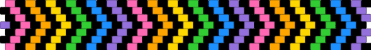 Rainbow chevron - black,purple,yellow,light blue,colorful