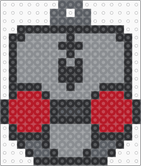 Ornament MiMi (V2) - gray,red,mimi,invader zim,ornament