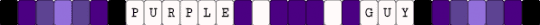 purpur guy bracelet - purple,white,fnaf,purple guy