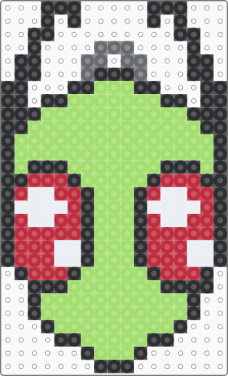 Ornament Almighty Tallest Red - green,almighty tallest red,invader zim,ornament