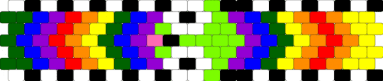 Gir Cuff (Smaller) - purple,yellow,green