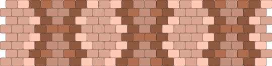 Copperhead Snake (Top Down) - tan,beige