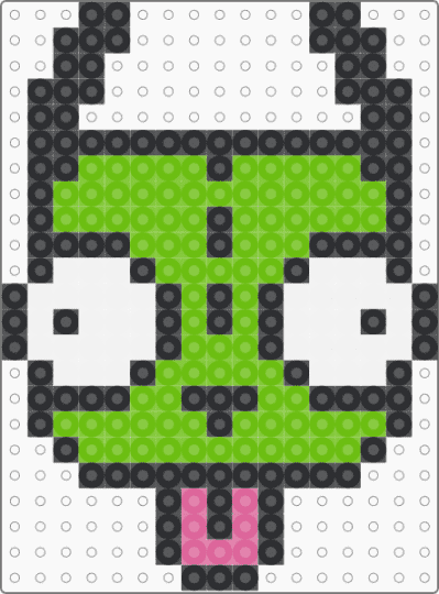 yay! decent gir - green,gir,invader zim