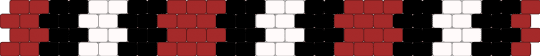 King snake (Bigger) - white,red