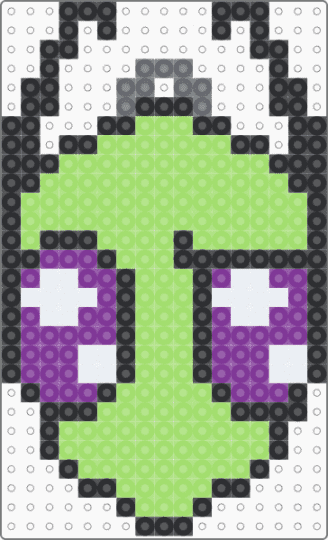 Ornament Almighty Tallest Purple (Expression 1) - green,almighty tallest purple,invader zim,ornament