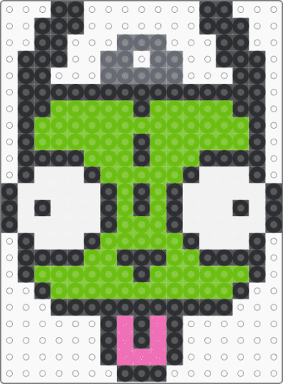 Ornament Gir - green,gir,invader zim,ornament