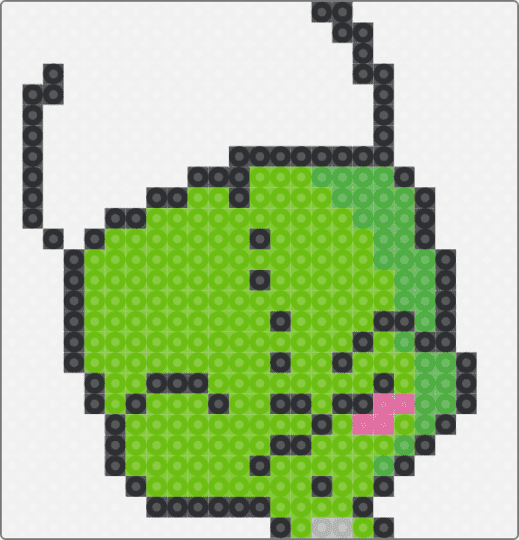 Gir - white,green,gir,invader zim