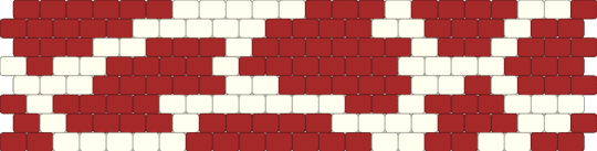 Giraffe Print (wip) - red,white