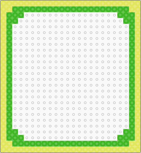 kewl photo frame with my fav colors!! - green,yellow