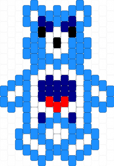 Grumpy bear - light blue