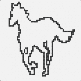 deftones white pony album cover - deftones,music,band,horse,album,white pony,minimalist,cover art,collector's item