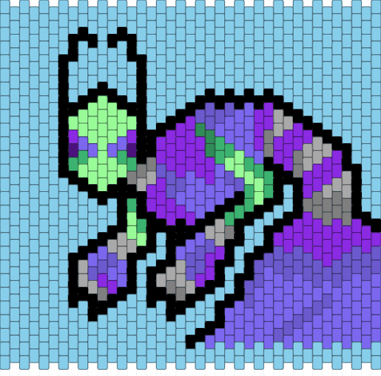 almighty tallest purple panel. ^~^ - light blue,blue,almighty tallest,tallest purple,purple,invader zim