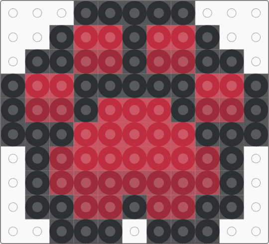 Cat Paw Red - black,red,cat,paw,kitty,animal,meow