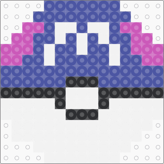 Pokémon Master Ball - purple,pokmon,ball,poke,master,black,white,fuchsia