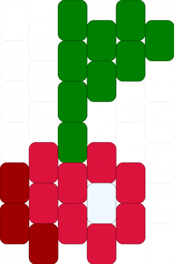 Cherry Charm - red,green