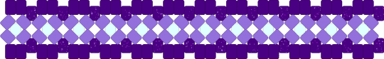 PURPLE X base cuff - purple