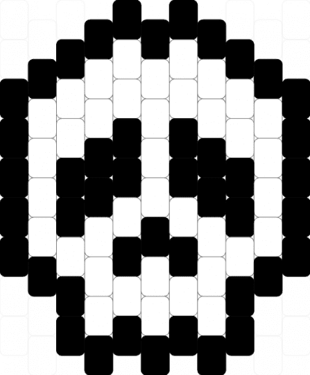 Idk - black, halloween, skull, spooky, white