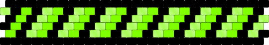 Star Gir Cuff Prototype (+size 25×6 horizontal) - black,green