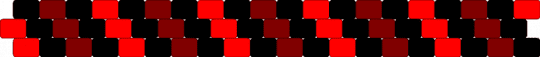 C 20×3 Red stripes Horizontal - red,brown