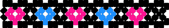 Unfinished x base - black,light blue,pink