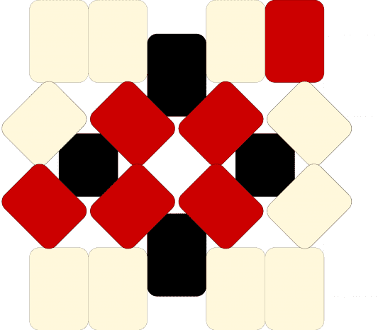 Minisode 2 square - album cover, beige, black, kpop, music, red, tomorrow x together, txt, white