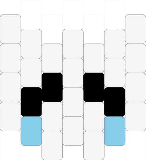 Gangle charm - white,kandi,tadc,the amazing digital circus,gangle