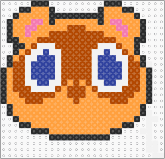 Animal crossing - orange,red