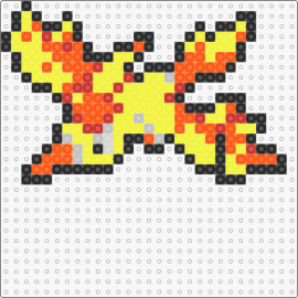 Pokemon Moltres - moltres,pokemon,legendary bird,fiery colors,orange,yellow,red,flame design,mythical,vibrant
