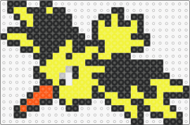 Zapdos pokemon - zapdos,pokemon,electrifying,power,legendary,striking,yellow,black,spark