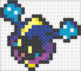 cosmog pokemon - cosmog,pokemon,nebula,whimsical,galactic,playful,purple,blue