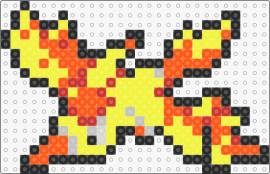 Pokemon Moltres - moltres,pokemon,legendary bird,fiery colors,orange,yellow,red,flame design,mythi