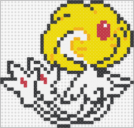 pokemon uxie - uxie,pokemon,character,gaming,white,yellow