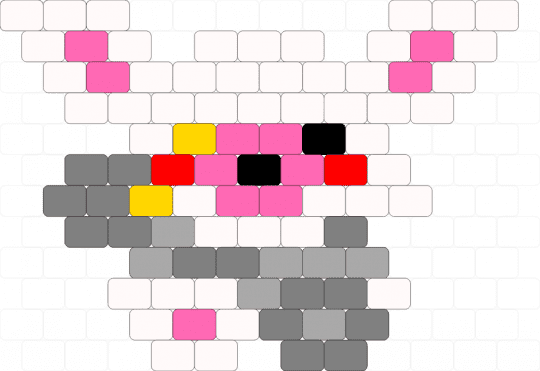 mangle - white,pink,gray,beige
