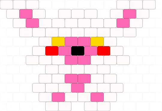 toy foxy - white,pink