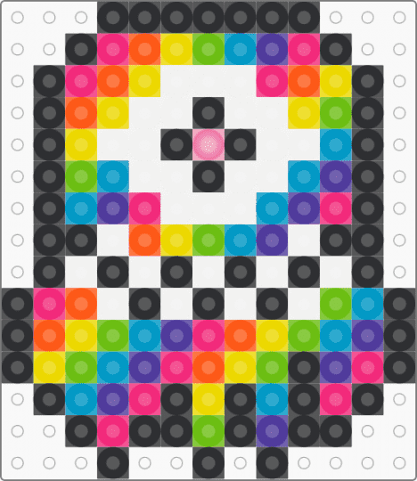 Rainbow Subtronics Cyclops !! - cyclops, dj, edm, glow in the dark, light blue, music, pink, purple, rainbow, subtronics, yellow
