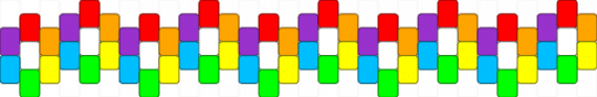 Dandy’s World Dandy Flower Cuff - orange,green,purple,colorful,rainbow,dandys world,dandy,dandy dancifer,flower,multistitch,roblox,video game