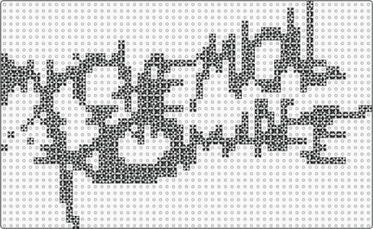 MCR Logo !! - black,mcr,my chemical romance,emo,scene,scenemo,logo,fuse beads,perler