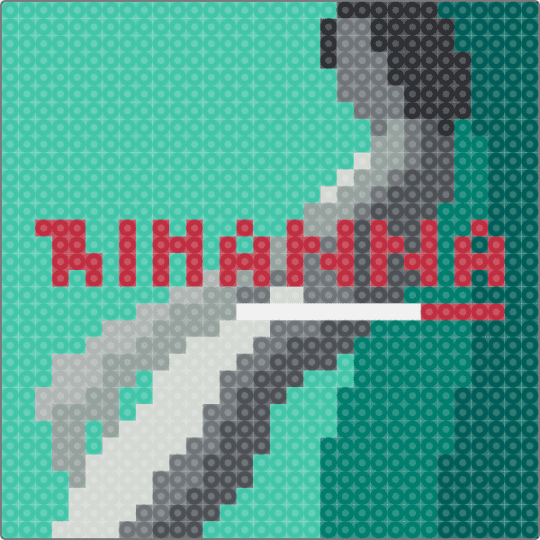 Rihanna - Good Girl Gone Bad - teal,gray,cotdredcarpet,rihanna,album,red carpet,famous,music,singers,singer